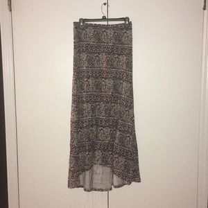 BillaBong Patterned High-Low Skirt